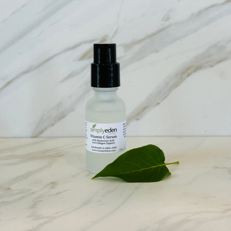 Face Serum with Vitamin C, Hyaluronic Acid and Collagen Support