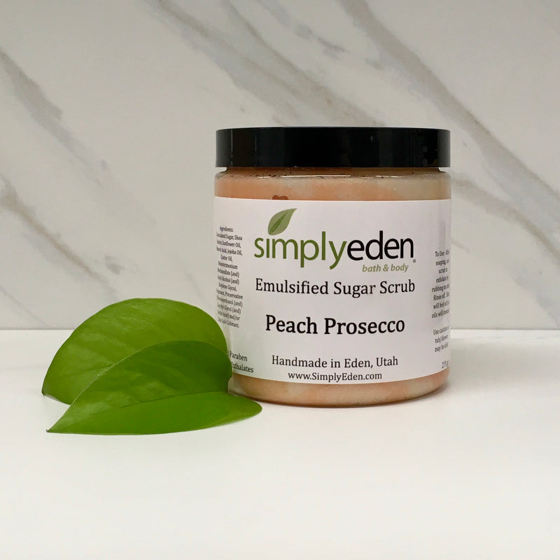 Peach Prosecco, Emulsified Sugar Scrub
