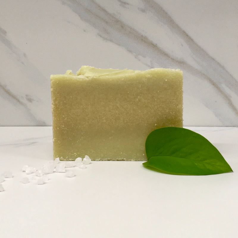 Lime Cilantro Salt Bar, Goat-Milk Soap