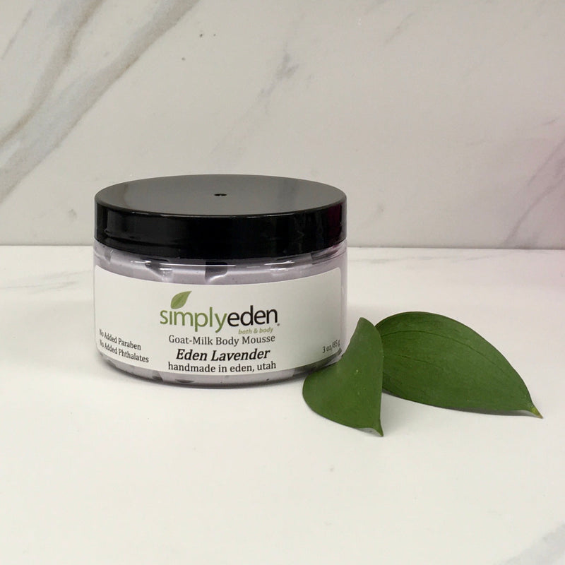 Eden Lavender, Goat Milk Body Mousse