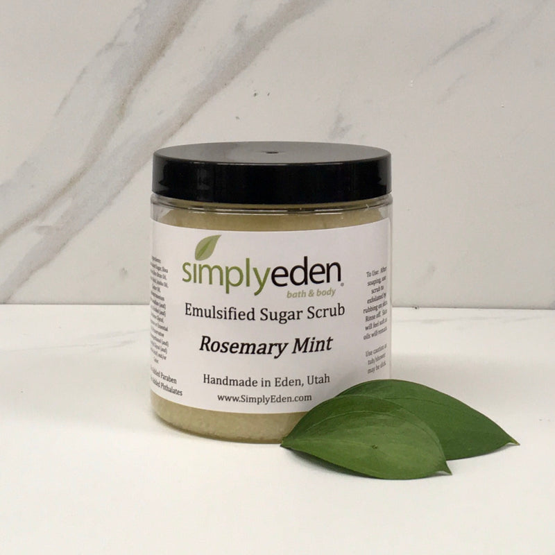 Rosemary Mint, Emulsified Sugar Scrub