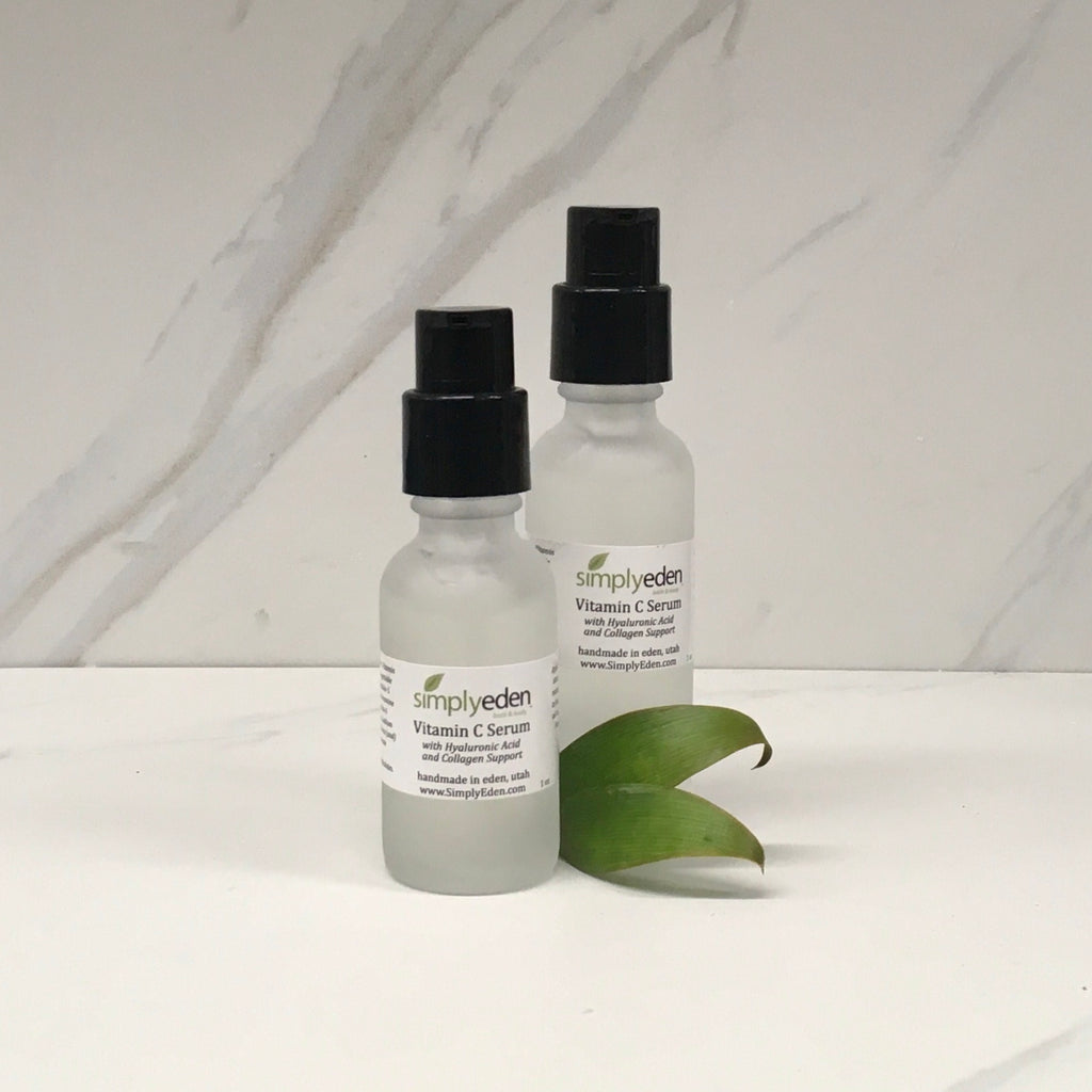 Face Serum with Vitamin C, Hyaluronic Acid and Collagen Support