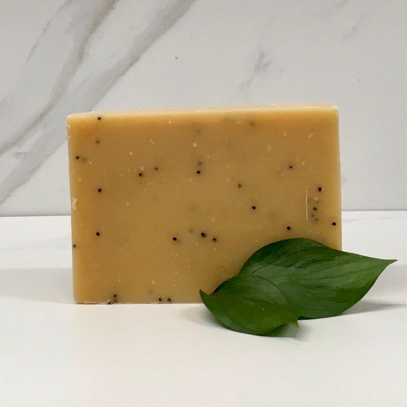 Grapefruit Peppermint Poppyseed, Goat Milk Soap