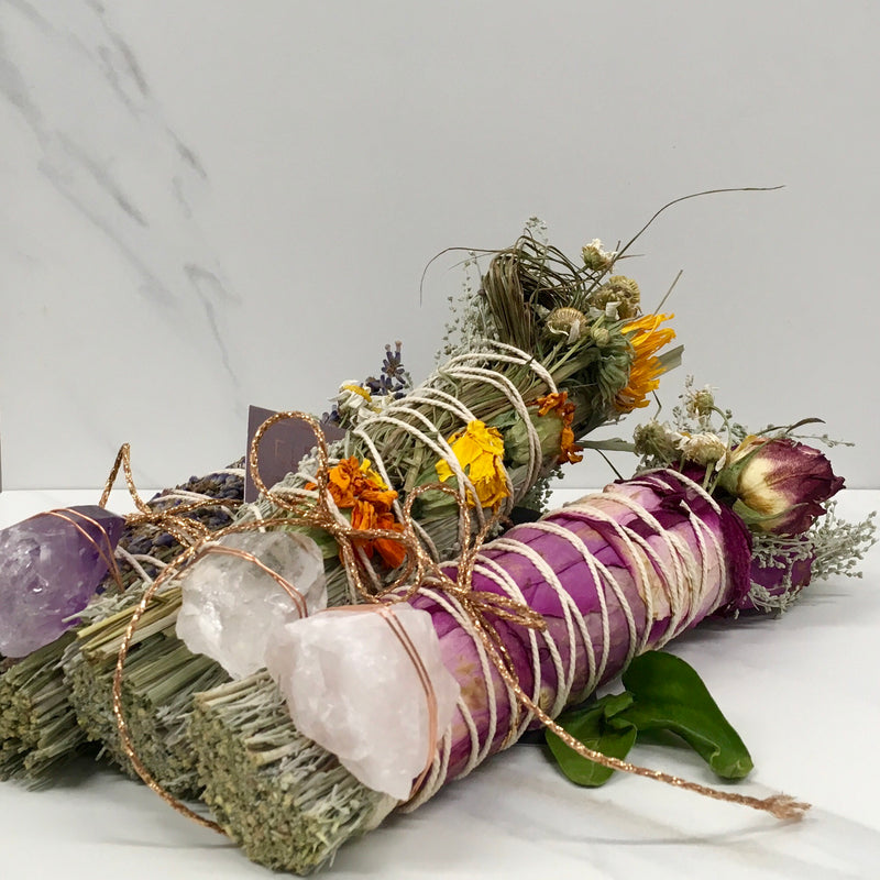 Elements of Sage smudging sticks