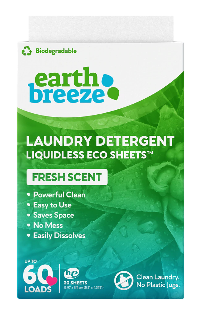 Earth Breeze Laundry Detergent Eco Sheets – Simply Eden Bath & Body