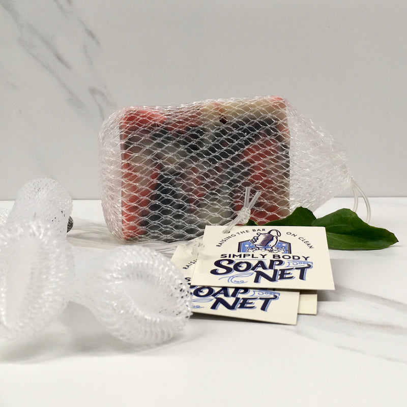 Simply Body Soap Net!  (three nets!)